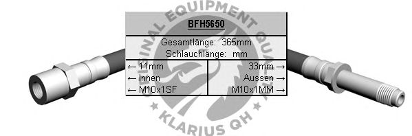 Ελαστικός σωλήνας φρένων BFH5650
