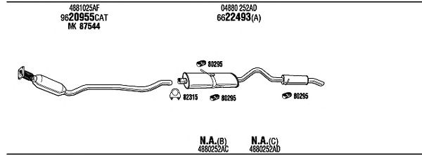 Exhaust System CH50005