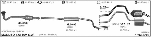 Exhaust System 525000235