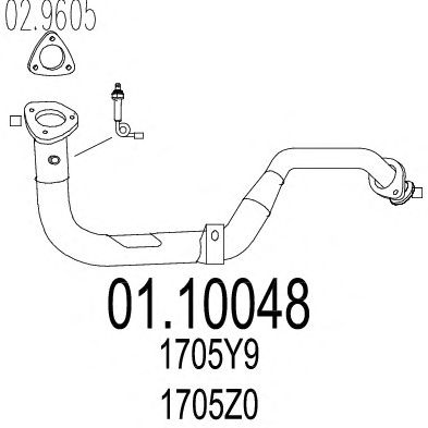 Exhaust Pipe 01.10048