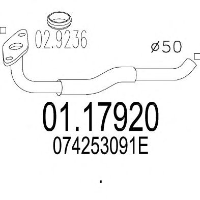 Exhaust Pipe 01.17920