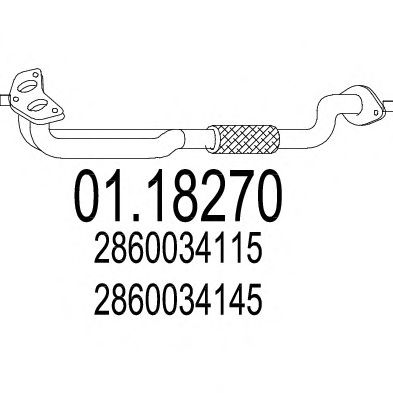 Exhaust Pipe 01.18270