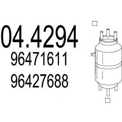 Catalytic Converter 04.4294
