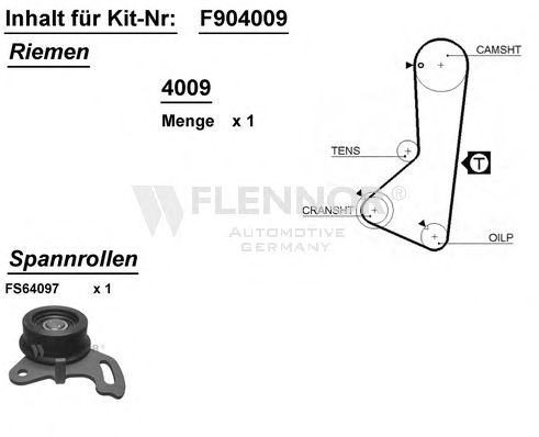 Timing Belt Kit F904009