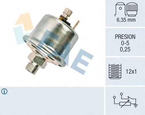 Sensor, pressão do óleo 14690