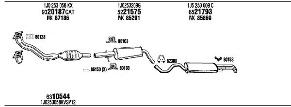 Exhaust System SEH10046
