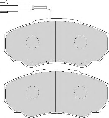Комплект тормозных колодок, дисковый тормоз AVR108