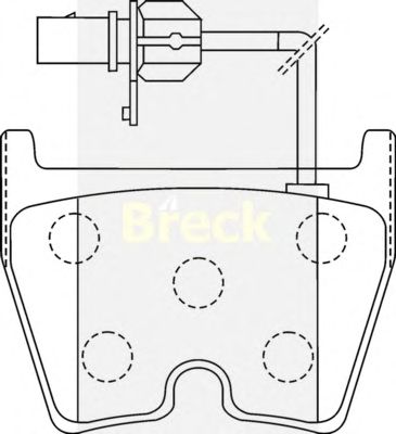 Brake Pad Set, disc brake 23751 00 W