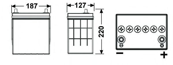 Startbatteri; Startbatteri CB356A