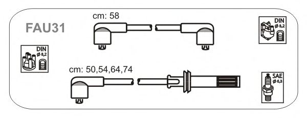 Ignition Cable Kit FAU31