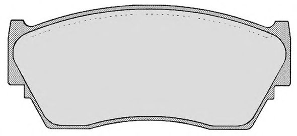 Комплект тормозных колодок, дисковый тормоз 498.1