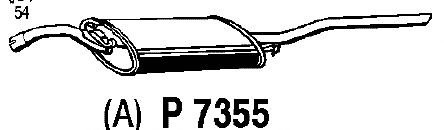 Silenciador posterior P7355