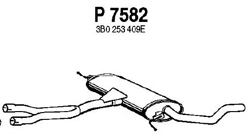 silenciador del medio P7582