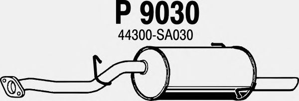 Silenciador posterior P9030