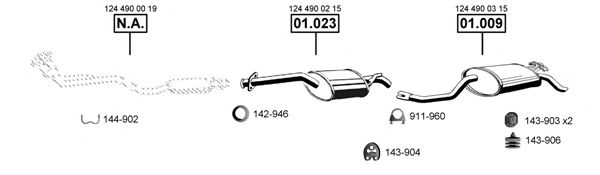 Exhaust System ME011565