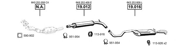 Exhaust System SE190845