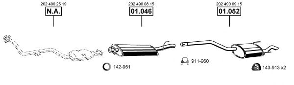Exhaust System ME010450