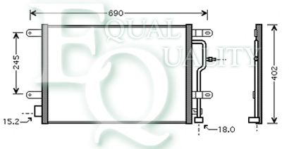 Condensator, airconditioning CO0012