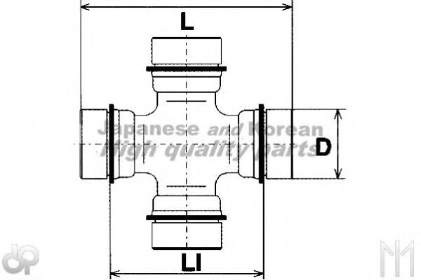 Joint, propshaft 0876-1003