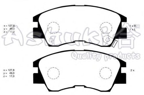 Brake Pad Set, disc brake C007-01
