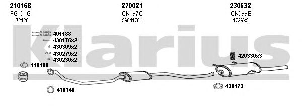Exhaust System 180441E