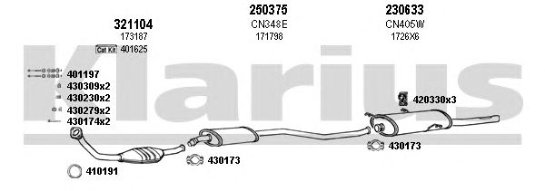 Exhaust System 180443E