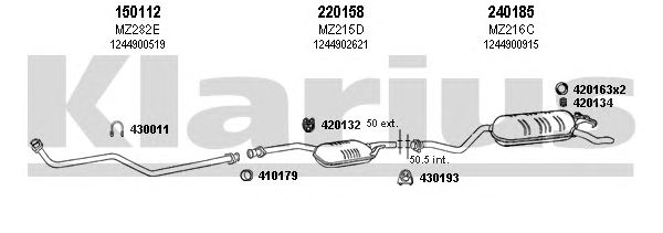Exhaust System 600126E