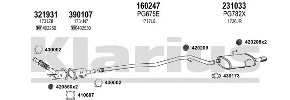Exhaust System 631051E