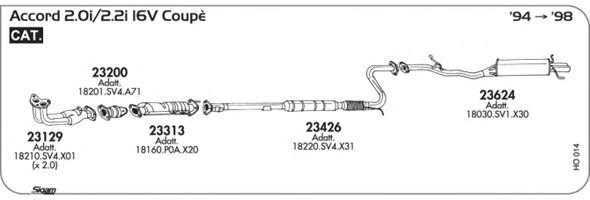 Exhaust System HO014