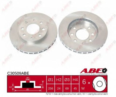 Brake Disc C30509ABE