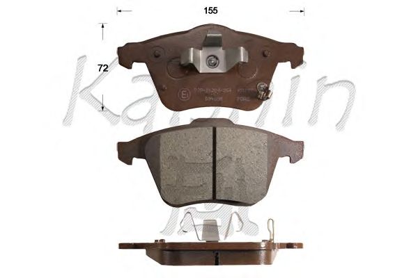 Brake Pad Set, disc brake D3138