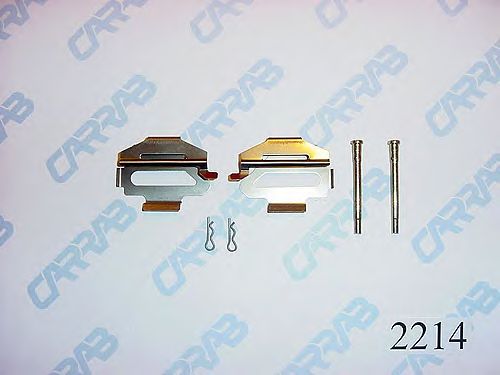 Accessory Kit, disc brake pads 2214