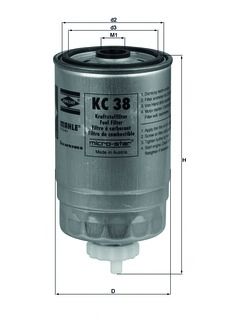 Filtro combustible KC 38