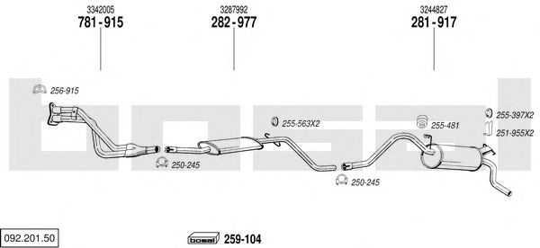 Exhaust System 092.201.50