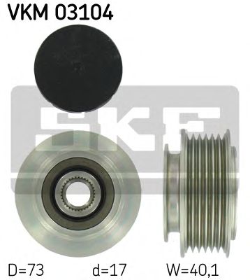 Generator friløbskobling VKM 03104