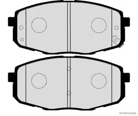 Комплект тормозных колодок, дисковый тормоз J3600319