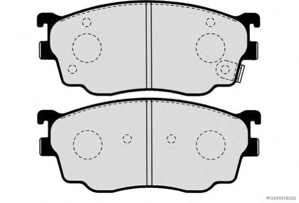 Комплект тормозных колодок, дисковый тормоз J3603051