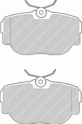 Комплект тормозных колодок, дисковый тормоз FSL981