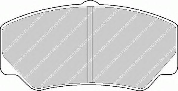 Комплект тормозных колодок, дисковый тормоз FSL450