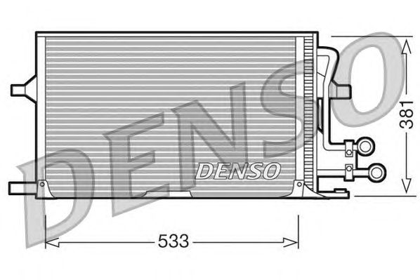 Condensator, airconditioning DCN10003