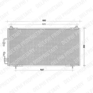 Condensator, airconditioning TSP0225130