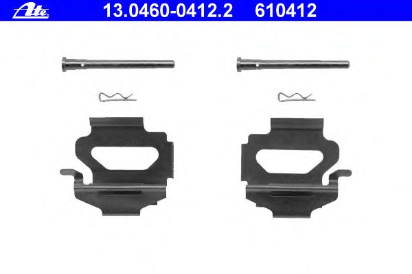 Accessory Kit, disc brake pads 13.0460-0412.2