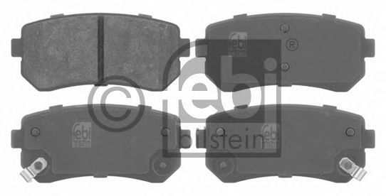 Комплект тормозных колодок, дисковый тормоз 16677