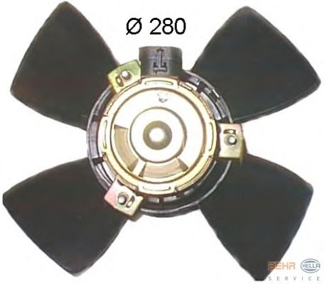 Fan, motor sogutmasi 8EW 351 044-051