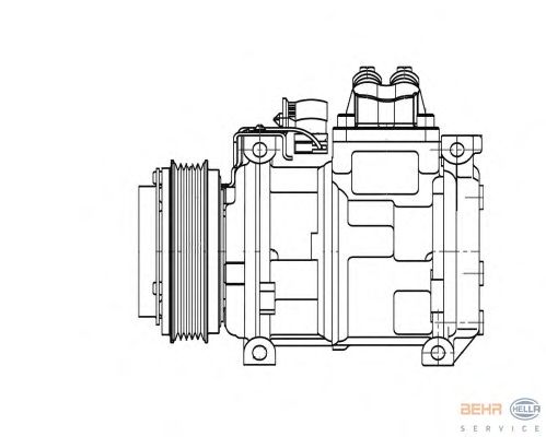 Compressor, ar condicionado 8FK 351 110-131