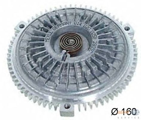 Сцепление, вентилятор радиатора 8MV 376 757-691