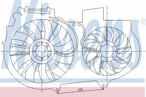 Ventilador, refrigeração do motor 85247