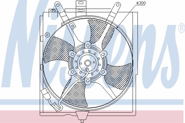 Fan, radiator 85298