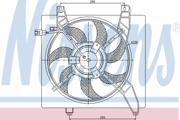 Ventilador, refrigeración del motor 85364