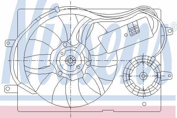Fan, radiator 85428